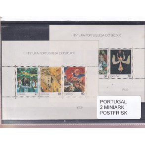Portugal Samling - 2 Miniark - Postfrisk