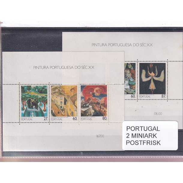 Portugal Samling - 2 Miniark - Postfrisk
