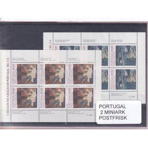 Portugal Samling - 2 Miniark - Postfrisk