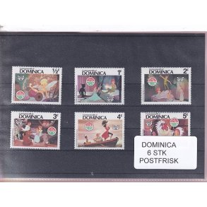 Dominica Samling - 6 Stk. - Postfrisk