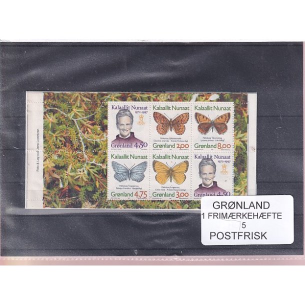 Grnland - Frimrkehfte Nr. 5 - Postfrisk