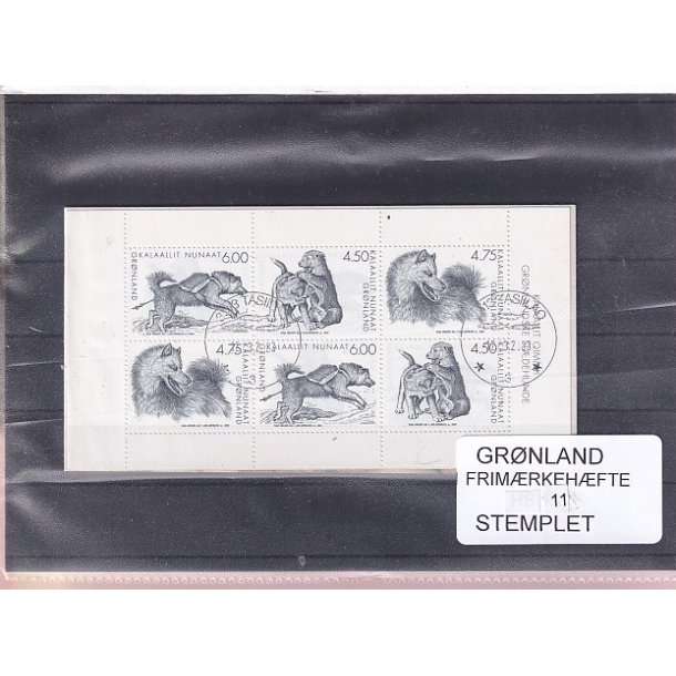 Grnland - Frimrkehfte Nr. 11 - Stemplet