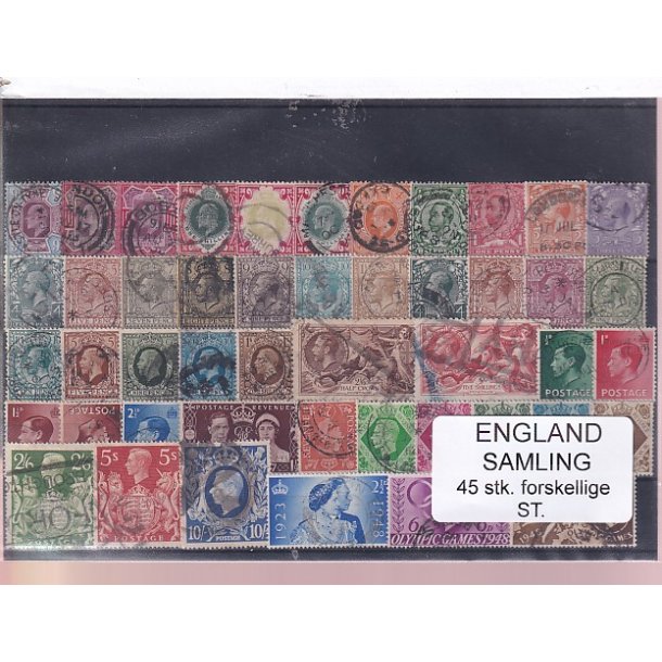 England - 45 Stk.  Stemplet