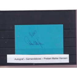 Autograf - Smandsboss - Preben Mller Hansen