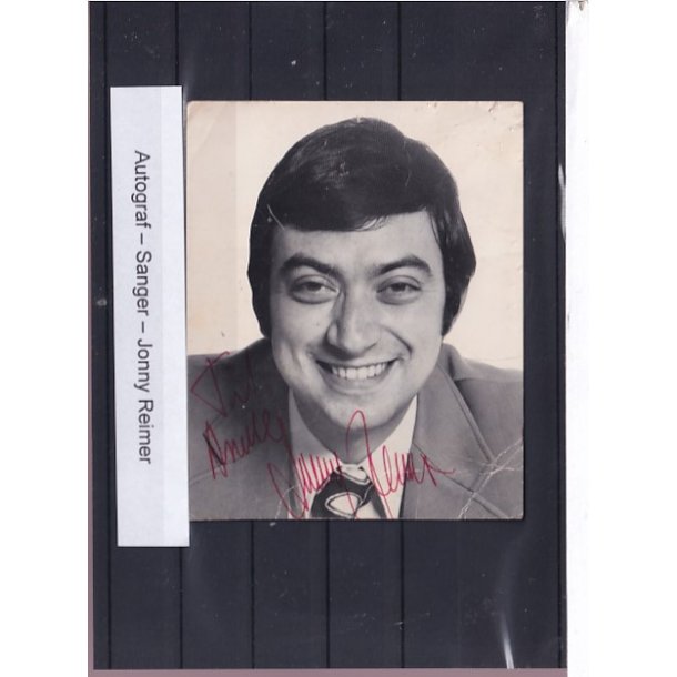 Autograf - Sanger - Jonny Reimar