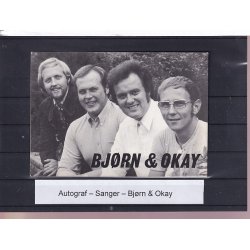 Autografer - Sangere - Bjrn &amp; Okay