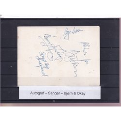 Autografer - Sangere - Bjrn &amp; Okay