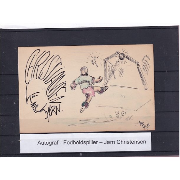 Autograf - Fodboldspiller - Jrn Christistensen