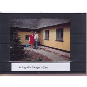 Autograf - Sanger - Cleo