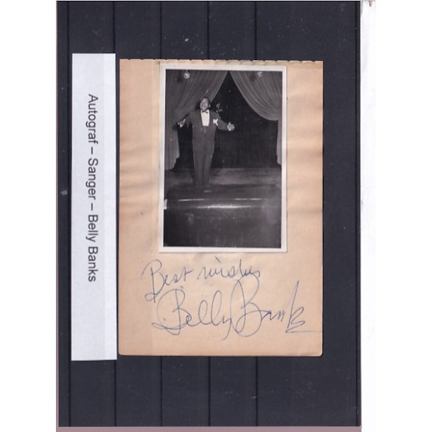 Autografer - Sangere - Belly Banks