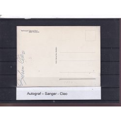 Autograf - Sanger - Cleo - Kaffehuset - Tranehuse