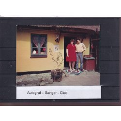 Autograf - Sanger - Cleo - Kaffehuset - Tranehuse