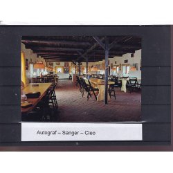 Autograf - Sanger - Cleo - Kaffehuset - Tranehuse