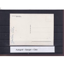 Autograf - Sanger - Cleo - Kaffehuset - Tranehuse