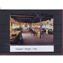 Autograf - Sanger - Cleo - Kaffehuset - Tranehuse