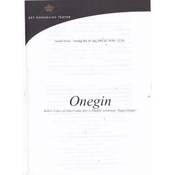 Onegin - Ballet 2002 -  Det Kongelige Teater - A5 - Pn