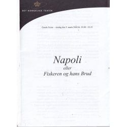 Napoli - Ballet 2004 - Det Kongelige Teater - Program A5 - Pn