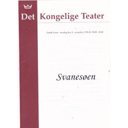 Svanes�en - Ballet 1996 - Det Kongelige Teater - Program A5 - P�n