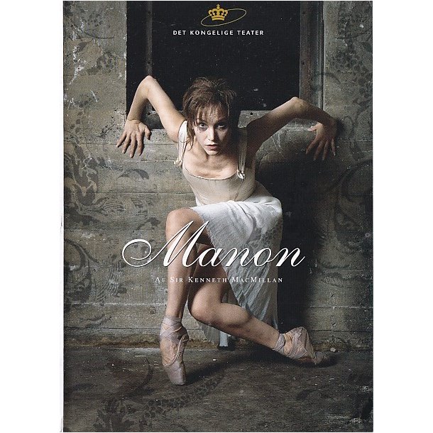 Manon - Ballet 2003 - Det Kongelige Teater - Program A5 - Pn