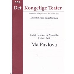 Ma Pavlova - Ballet - Det Kongelige Teater - Program A5 - Pn