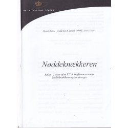 Nddeknkkeren - Ballet -  Det Kongelige Teater - 1999 - A5 - Pn