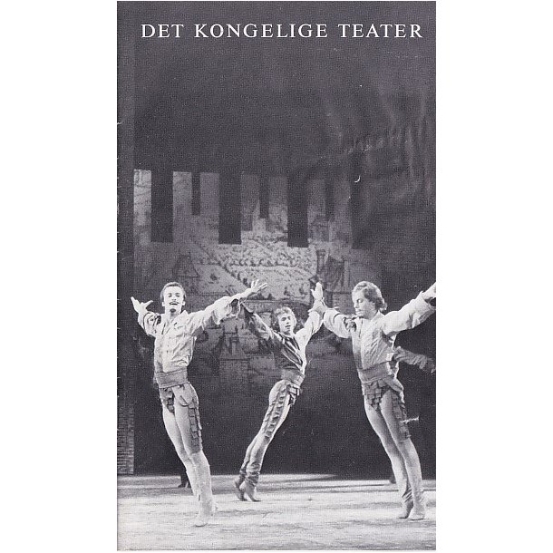 De tre Musketerer - Ballet  1977 - Det Kongelige Teater - Program A5 - Bullet !