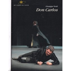 Don Carlos - Opera  - Det Kongelige Teater - Program A5 - Pn