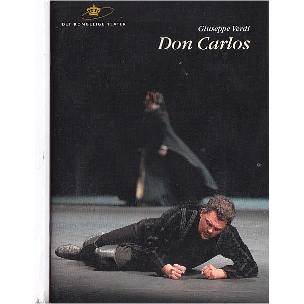 Don Carlos - Opera  - Det Kongelige Teater - Program A5 - Pn