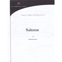 Salome - Opera 2002 - Det Kongelige Teater - Program A5 - Pn