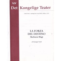 La Forza Del Destino - Opera 1999 - Det Kongelige Teater - Program A5 - Pn