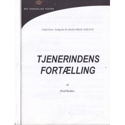 Tjenerindens Fortlling - Opera 2000 - Det Kongelige Teater - Program A5 - Pn