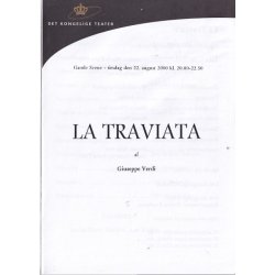 La Traviata - Opera 2000 - Det Kongelige Teater - Program A5 - Pn