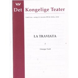 La Traviata - Opera 1993 - Det Kongelige Teater - Program A5 - Pn