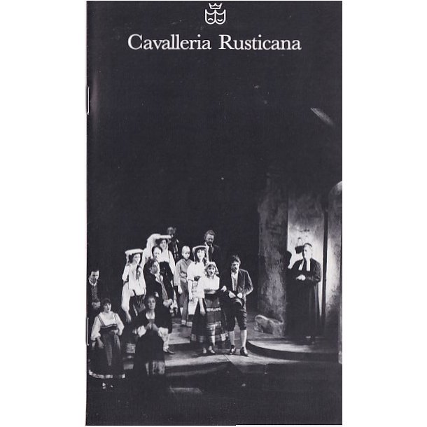 Cavalleria Rusticana - Opera - Det Kongelige Teater - Program A5 - Pn