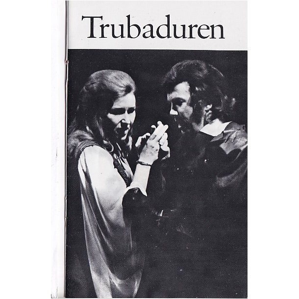 Trubaduren - Opera 1977 - Det Kongelige Teater - Program A5 - Pn