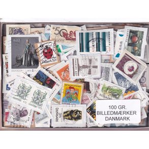 Danmark 100 g. Billedm�rker Enkeltklip - Ny varer hjemkommet 25 - 08 - 2024