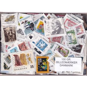 Danmark 100 g. Billedm�rker Enkeltklip - Ny varer hjemkommet 25 - 08 - 2024