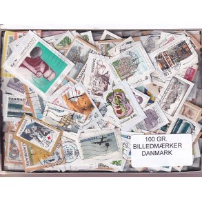 Danmark 100 g. Billedm�rker Enkeltklip - Ny varer hjemkommet 25 - 08 - 2024