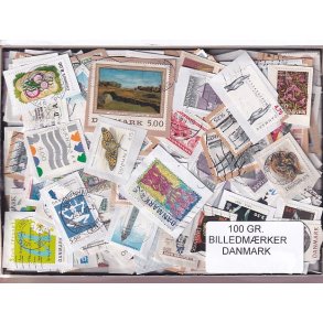 Danmark 100 g. Billedm�rker Enkeltklip - Ny varer hjemkommet 25 - 08 - 2024
