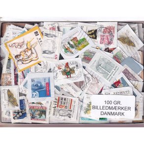 Danmark 100 g. Billedm�rker Enkeltklip - Ny varer hjemkommet 25 - 08 - 2024