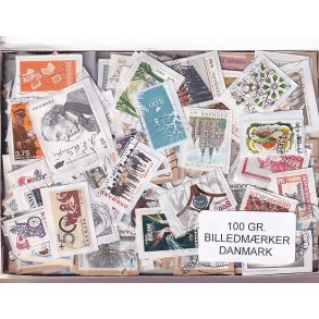 Danmark 100 g. Billedm�rker Enkeltklip - Ny varer hjemkommet 25 - 08 -2024