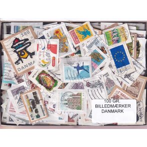Danmark 100 g. Billedm�rker Enkeltklip - Ny varer hjemkommet 25 - 08 - 2024