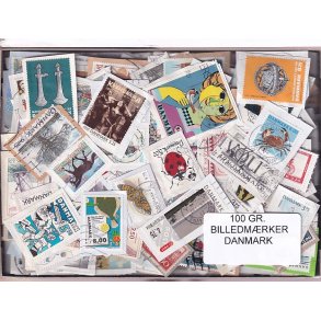 Danmark 100 g. Billedm�rker Enkeltklip - Ny varer hjemkommet 25 - 08 - 2024