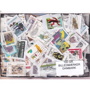 Danmark 100 g. Billedm�rker Enkeltklip - Ny varer hjemkommet 25 - 08 - 2024