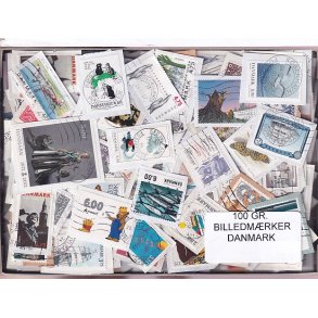 Danmark 100 g. Billedm�rker Enkeltklip - Ny varer hjemkommet 25 - 08 - 2024