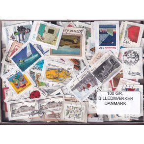 Danmark 100 g. Billedm�rker Enkeltklip - Ny varer hjemkommet 25 - 08 - 2024