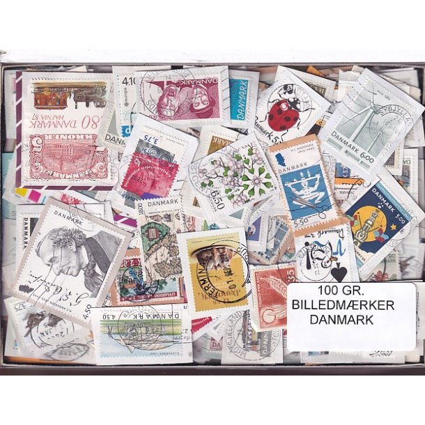 Danmark 100 g. Billedm�rker Enkeltklip - Ny varer hjemkommet 25 - 08 - 2024