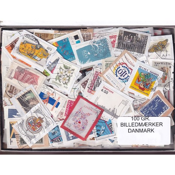Danmark 100 g. Billedm�rker Enkeltklip - Ny varer hjemkommet 25 - 08 - 2024