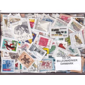 Danmark 100 g. Billedm�rker Enkeltklip - Ny varer hjemkommet 25 - 08 - 2024