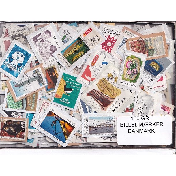 Danmark 100 g. Billedm�rker Enkeltklip - Ny varer hjemkommet 31 - 10 - 2024 - Flot Parti !!